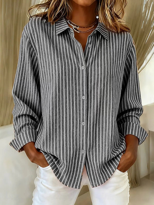 Louise™ | Effortless Striped Knit Cardigan 4