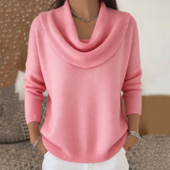 Marie™ | Elegant Cowl Neck Knit Sweater 2
