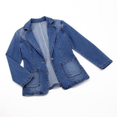 Mellie™ Classic Denim Blazer 1