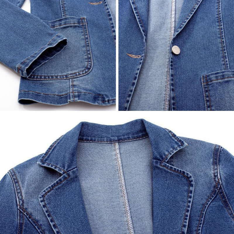 Mellie™ Classic Denim Blazer 3