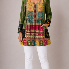 Melody | Long Blouse with V-Neck 1