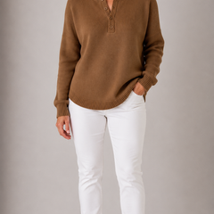Monica™ | Classic Button Knit Sweater 1