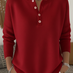 Monica™ | Classic Button Knit Sweater 2