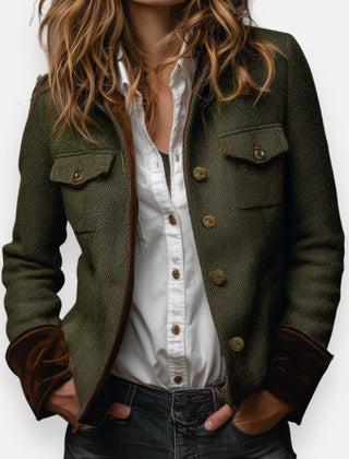 Nova™ Velvet Detail Tweed Jacket 0