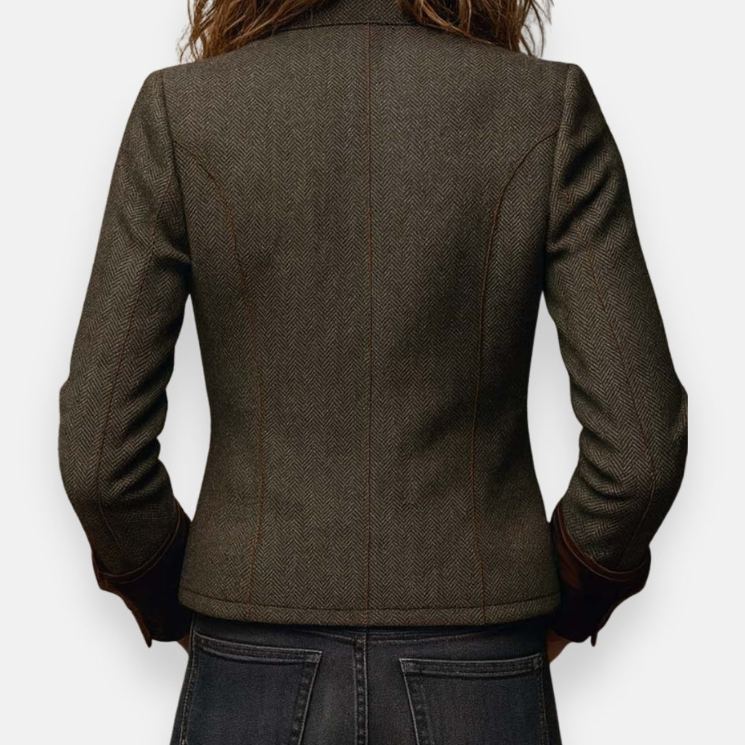 Nova™ Velvet Detail Tweed Jacket 3