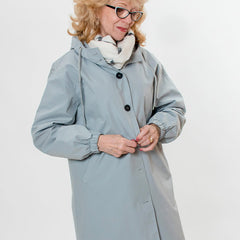 Rachel™ Water-Resistant Oversized Hooded Windbreaker 1