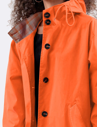 Rachel™ Water-Resistant Oversized Hooded Windbreaker 10