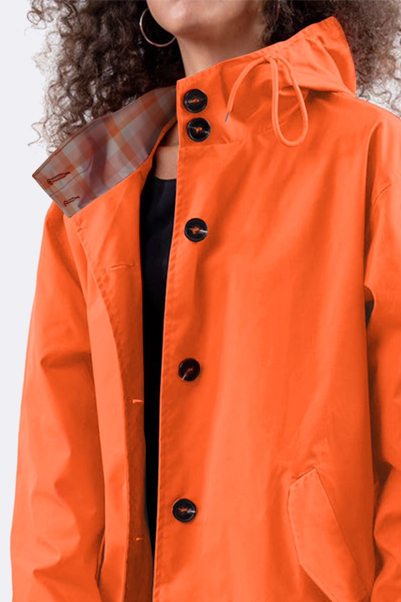Rachel™ Water-Resistant Oversized Hooded Windbreaker 10