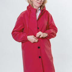 Rachel™ Water-Resistant Oversized Hooded Windbreaker 12