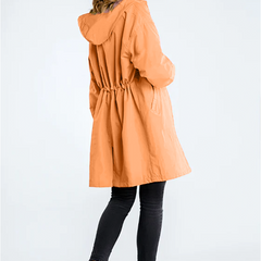 Rachel™ Water-Resistant Oversized Hooded Windbreaker 13