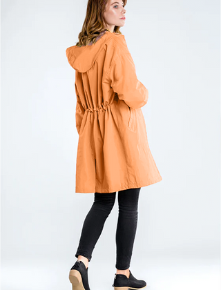 Rachel™ Water-Resistant Oversized Hooded Windbreaker 13