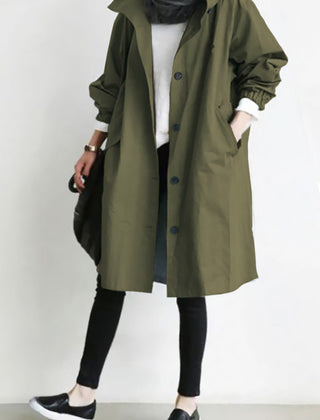 Rachel™ Water-Resistant Oversized Hooded Windbreaker 15