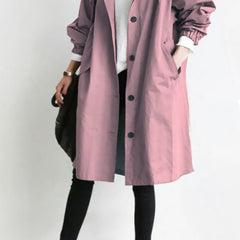 Rachel™ Water-Resistant Oversized Hooded Windbreaker 16