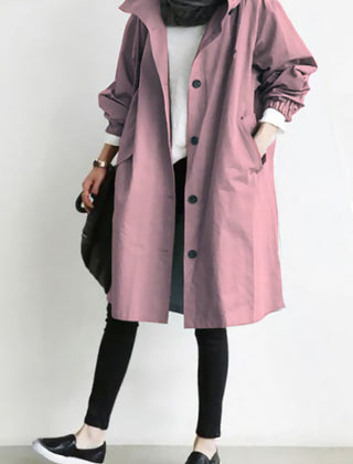 Rachel™ Water-Resistant Oversized Hooded Windbreaker 16