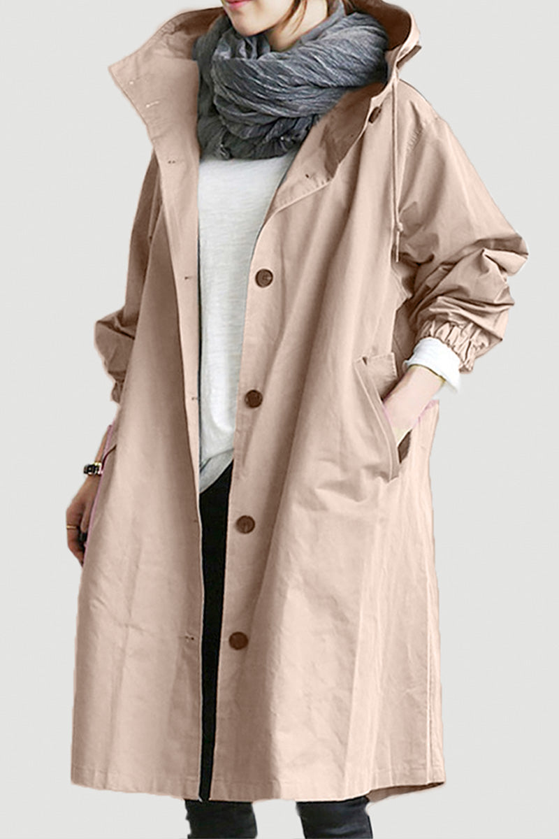 Rachel™ Water-Resistant Oversized Hooded Windbreaker 17