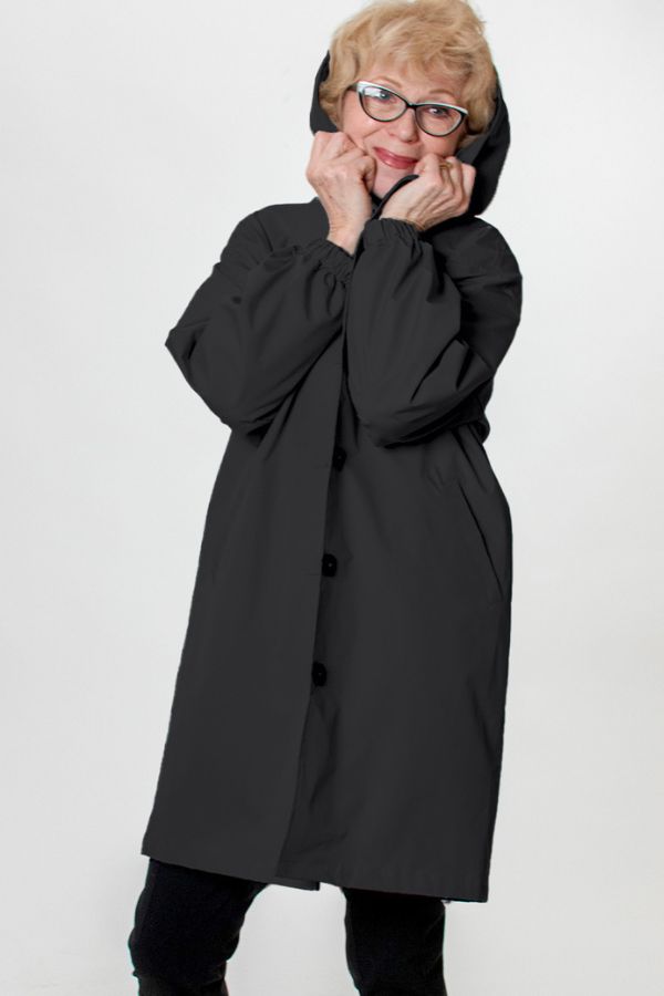 Rachel™ Water-Resistant Oversized Hooded Windbreaker 4