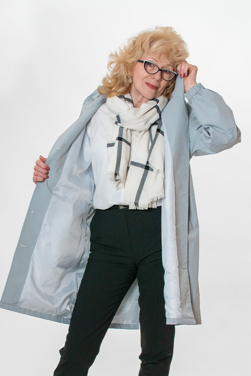 Rachel™ Water-Resistant Oversized Hooded Windbreaker 5