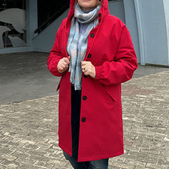 Rachel™ Water-Resistant Oversized Hooded Windbreaker 7