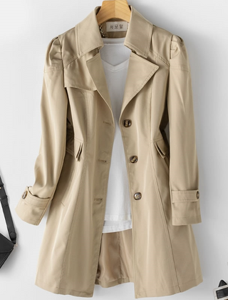 Raphaella™ Mid-Length Trench Coat 0
