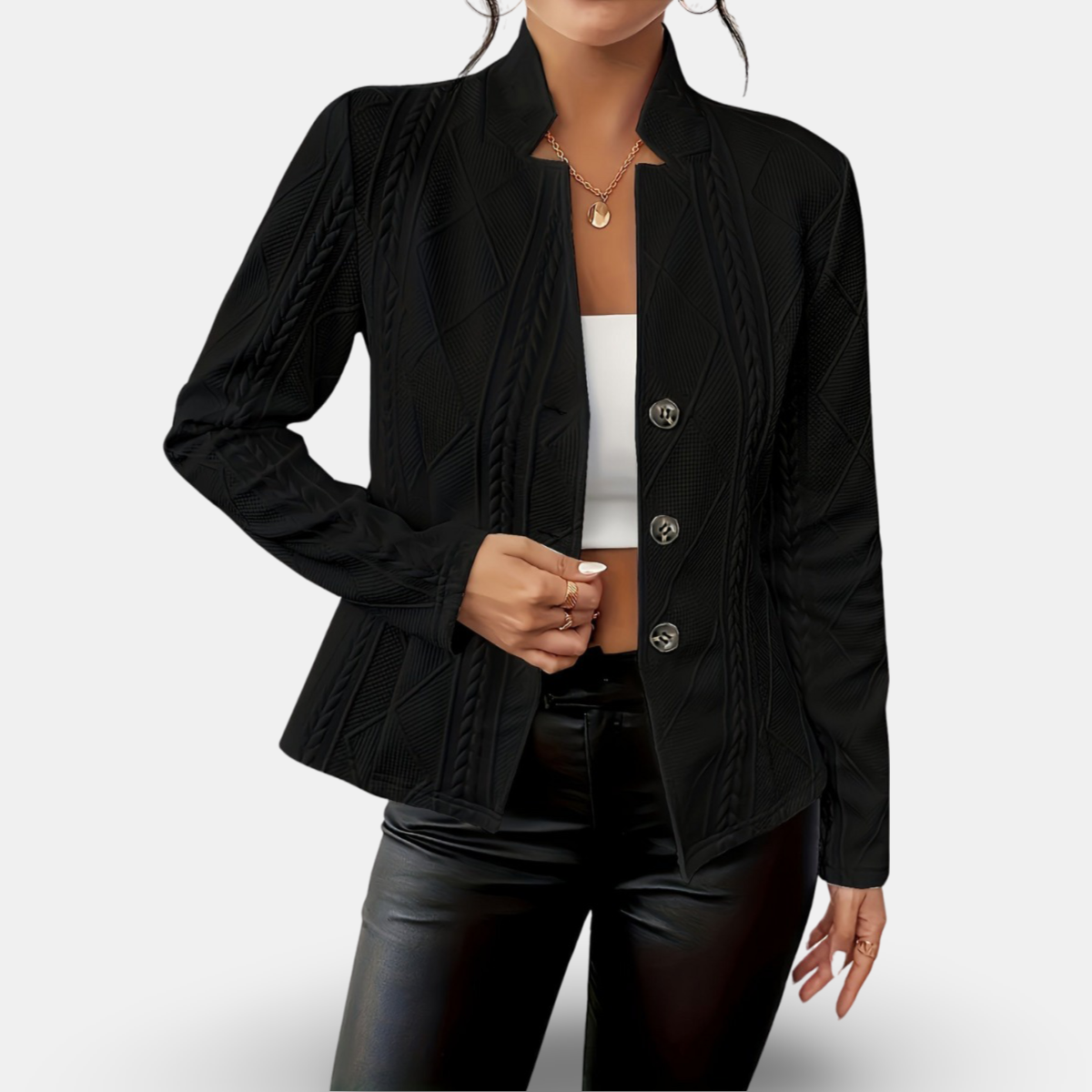 Rees™ Elegant Tailored Cardigan 2