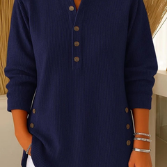 Renata™ | Ribbed Button Detail Tunic 2
