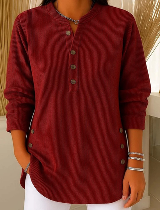 Renata™ | Ribbed Button Detail Tunic 3