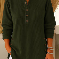 Renata™ | Ribbed Button Detail Tunic 4