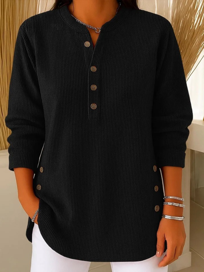 Renata™ | Ribbed Button Detail Tunic 5