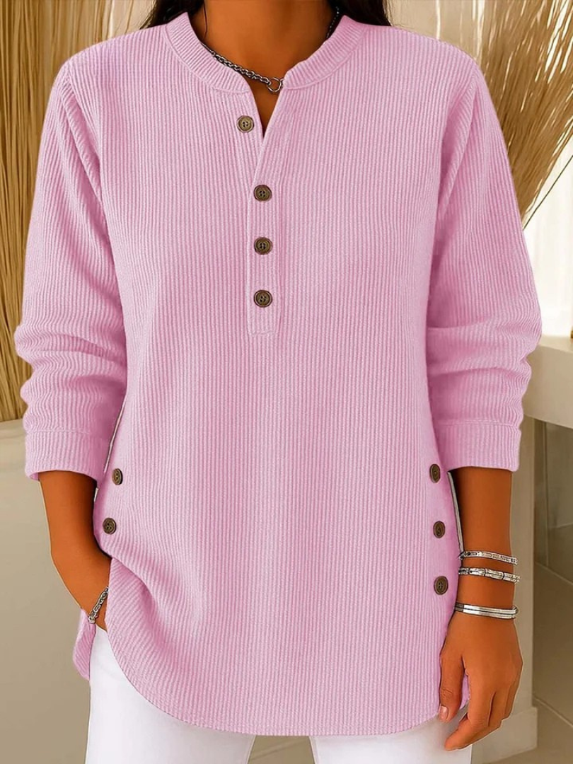 Renata™ | Ribbed Button Detail Tunic 6