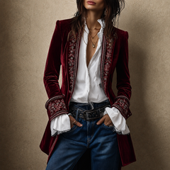 Rosalind Luxurious Velvet Jacket 6