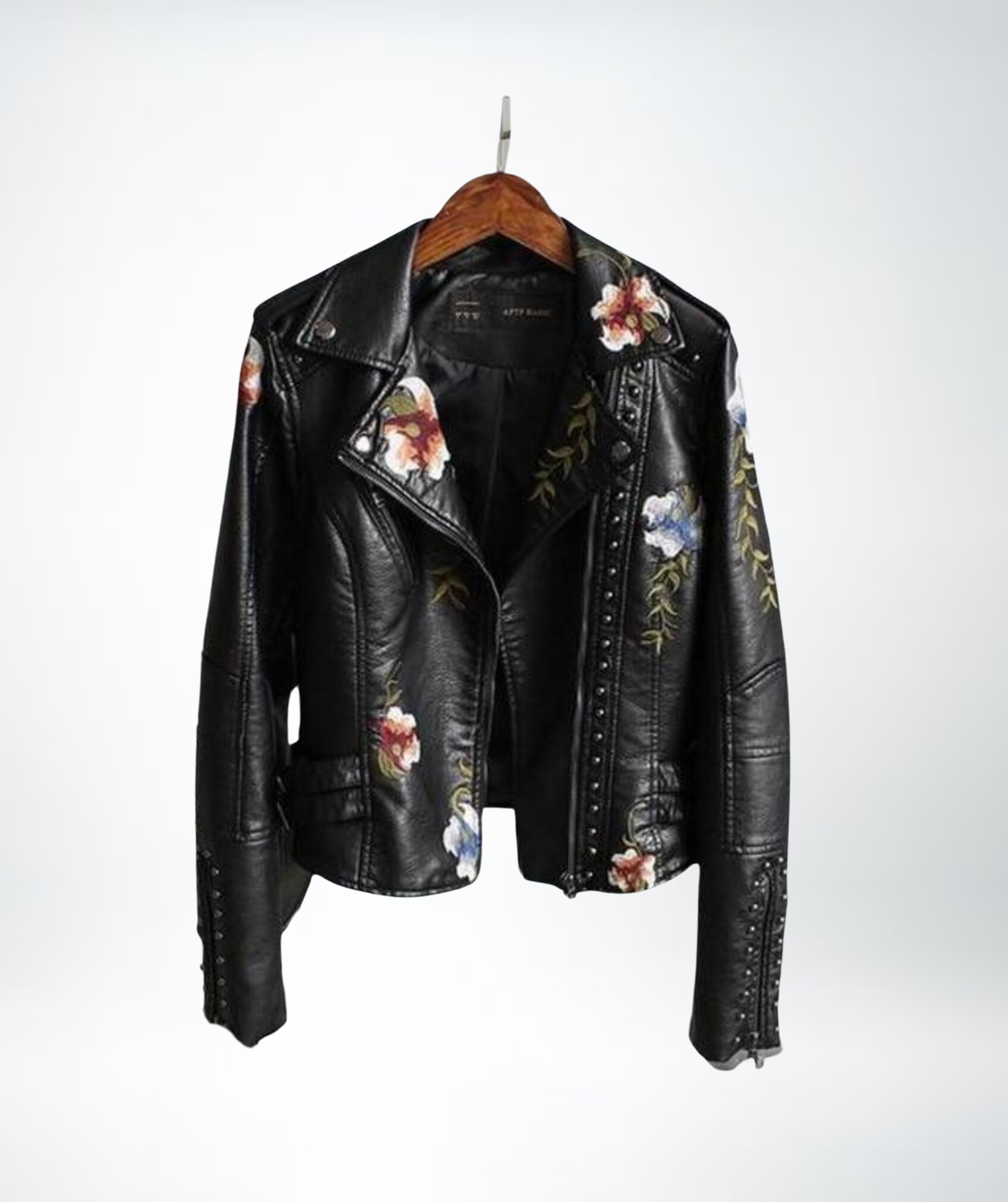 Rose™  Ladies Floral Leather Jacket 1