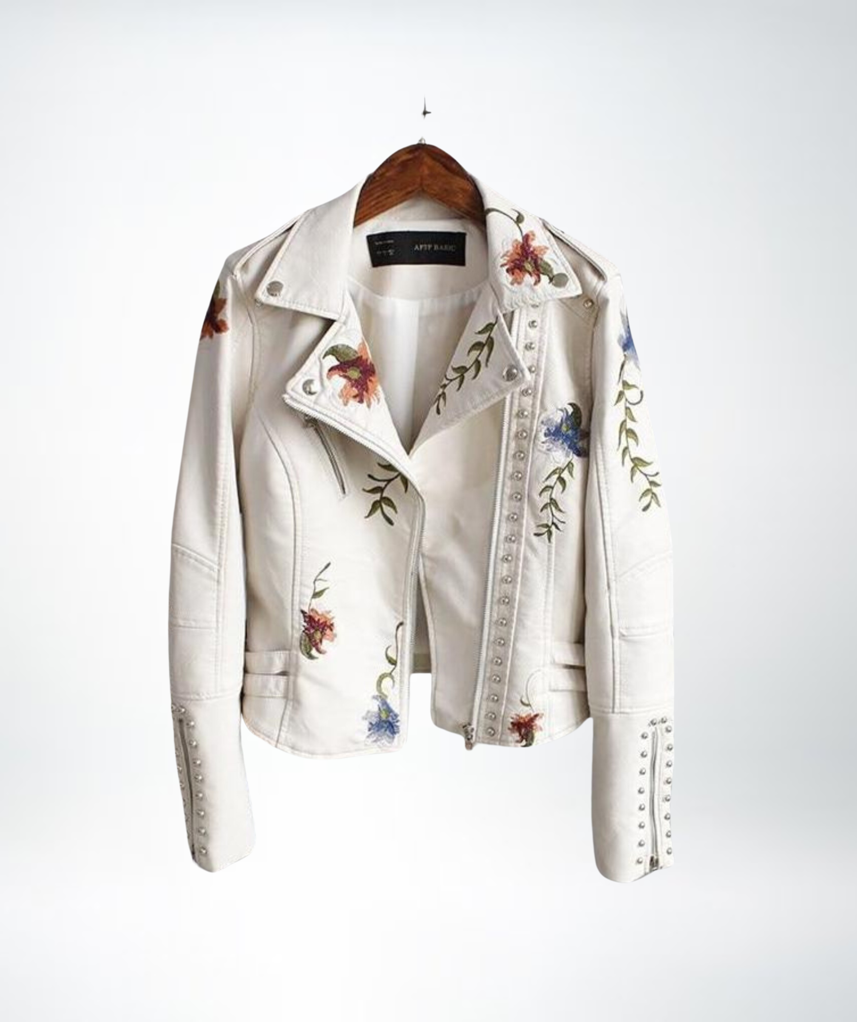 Rose™  Ladies Floral Leather Jacket 3
