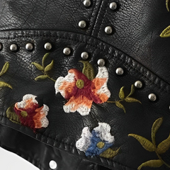 Rose™  Ladies Floral Leather Jacket 7