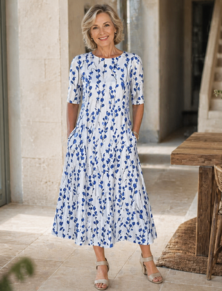 Sarah | Effortless Floral Midi Dress 2