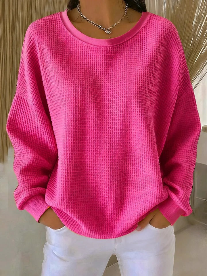 Scarlet™ | Cozy Waffle Knit Jumper 10