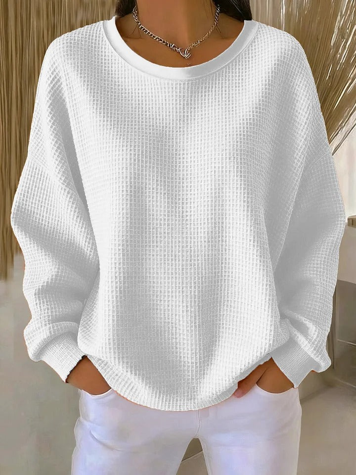 Scarlet™ | Cozy Waffle Knit Jumper 6