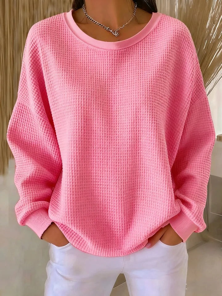 Scarlet™ | Cozy Waffle Knit Jumper 9