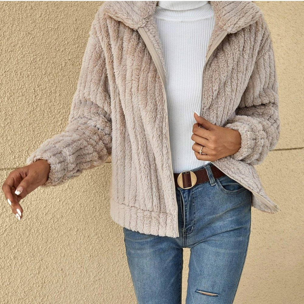 Stacey Casual Plush Cardigan 2