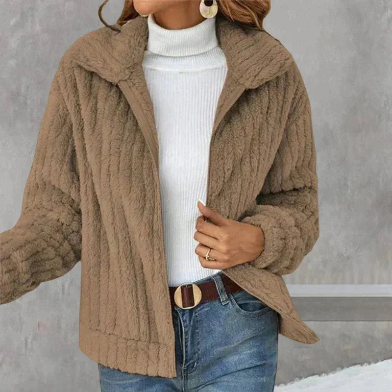 Stacey Casual Plush Cardigan 3