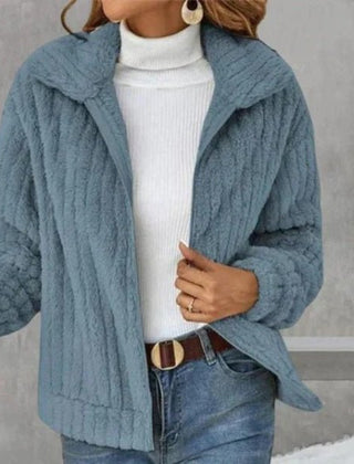 Stacey Casual Plush Cardigan 5