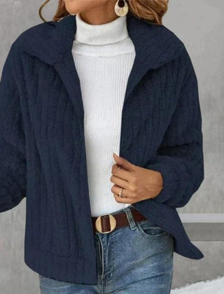 Stacey Casual Plush Cardigan 6