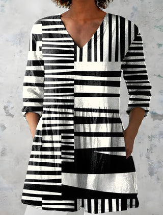 Willow| Long Blouse with V-Neck 0
