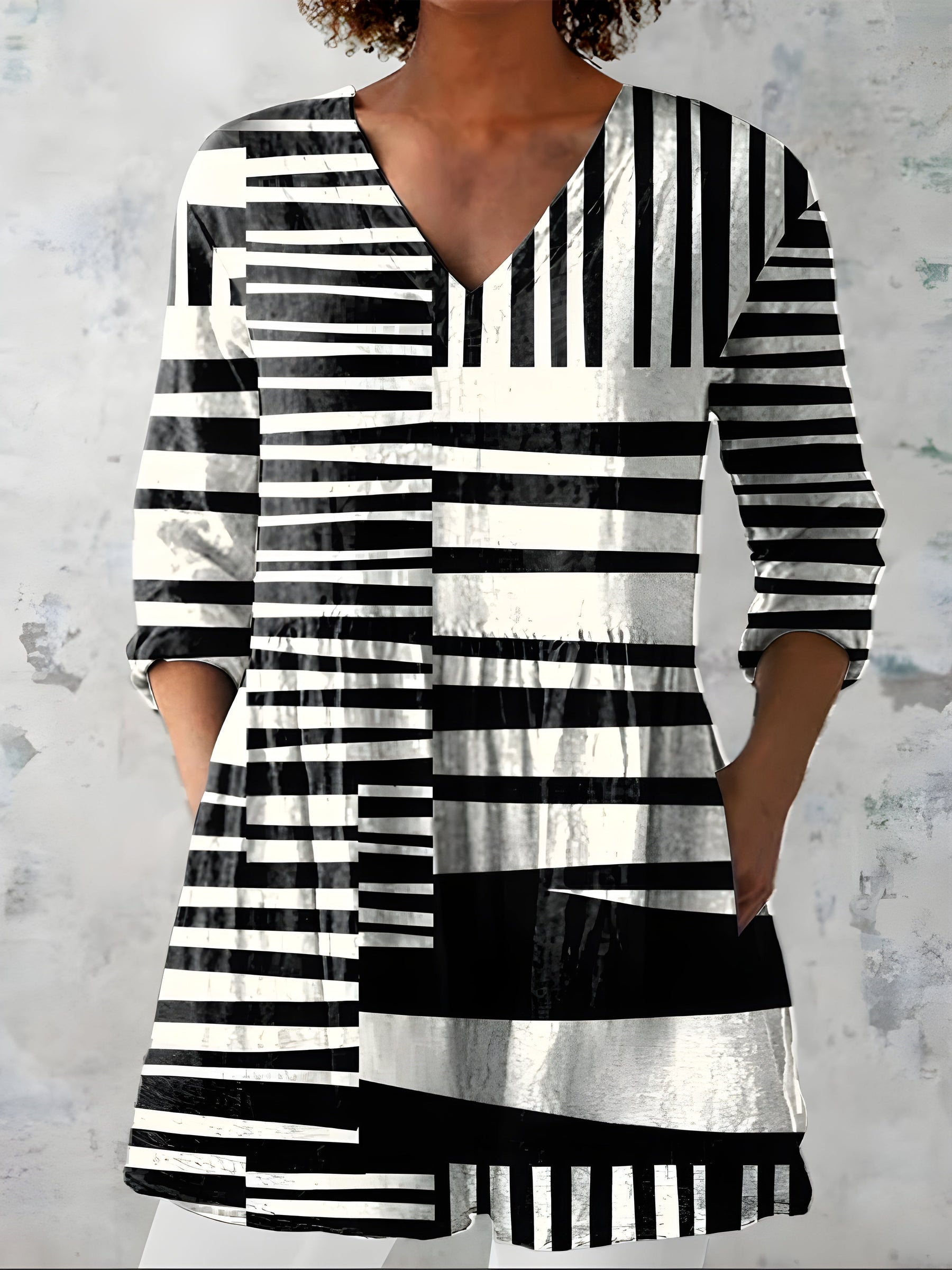 Willow| Long Blouse with V-Neck 0