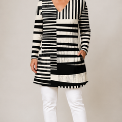 Willow| Long Blouse with V-Neck 1