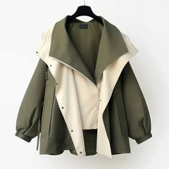 Xiandra™ Trendy Hooded Windbreaker Coat 1