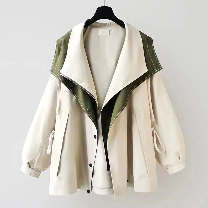 Xiandra™ Trendy Hooded Windbreaker Coat 2