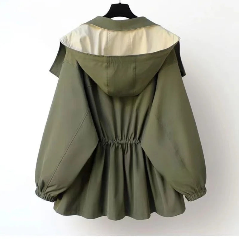 Xiandra™ Trendy Hooded Windbreaker Coat 5