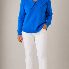 Yareli™ | Elegant Collar Knit Jumper 1