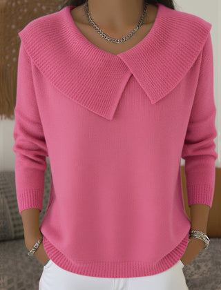 Yareli™ | Elegant Collar Knit Jumper 3