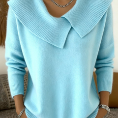 Yareli™ | Elegant Collar Knit Jumper 6